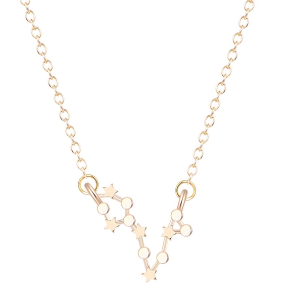 Jewelry - 18K Gold Pisces Horoscope Constellation Necklace